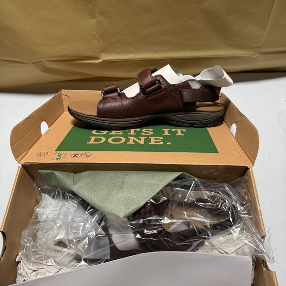 Dunham St. Johnsbury Men's Sandals Brown Leather Size 14 NEW - Picture 5 of 9